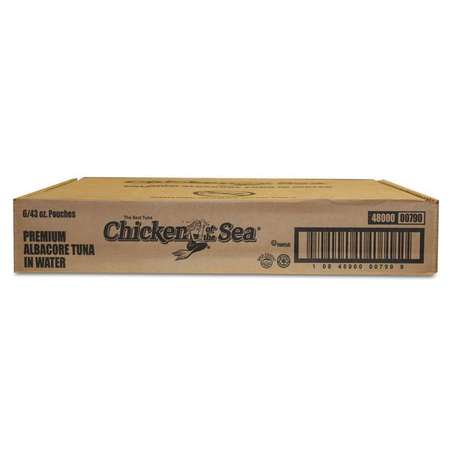 CHICKEN OF THE SEA Chicken Of The Sea White Albacore Tuna Chunks 43 oz. Packet, PK6 10048000007909